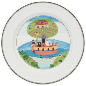 PIATTO PIANO 27 CM DESIGN NAIF ARCA DI NOE' VILLEROY & BOCH