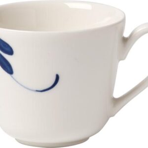 VIEUX LUXEMBOURG BRINDILLE TAZZA ESPRESSO 0,10 LT. SENZA PIATTINO IN PREMIUM PORCELAIN VILLEROY & BOCH