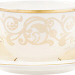 IVOIRE - TAZZA TE' CON PIATTINO IN BONE CHINA VILLEROY & BOCH