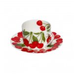 RED CHERRY - TAZZA TE' CON PIATTINO H. 6,5 CM DIAM 9 CM 230 ML TAITU'