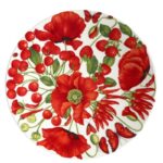 RED PASSION - PIATTO PORTATA ROTONDO, SEGNAPOSTO 31 CM TAITU'