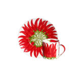 RED PEPPER - TAZZA ESPRESSO CON PIATTINO H. 5,5 CM DIAM 6 CM 100 ML TAITU'