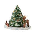 ALBERO DI NATALE CON ANIMALI BOSCO 23X17X17 CM CHRISTMAS TOYS IN P.PORCELAIN VILLEROY & BOCH