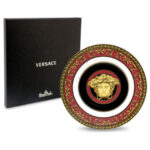 PIATTO PIANO 18 CM MEDUSA RED VERSACE ROSENTHAL