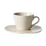 TAZZA CAFFE'-TE'  0,27 LT CON PIATTINO 17,5 CM ORGANIC SAND LIKE DI VILLEROY & BOCH