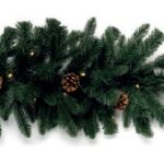 FESTONE GRANDE VERDE CON PIGNE 30 LED A BATTERIE L'OCANERA