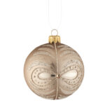 PREZIOSI RIFLESSI - PALLA DECORATA ORO 3 DIAM. 8 CM L'OCANERA