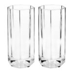 SET DUE BICCHIERI LONG DRINKS MEDUSA LUMIERE VERSACE