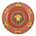 PIATTO PARETE/SEGNAPOSTO 30 CM MEDUSA RED VERSACE IN PORCELLANA
