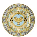 PIATTO SEGNAPOSTO 30 CM PRESTIGE GALA 2 LE BLEU VERSACE ROSENTHAL