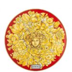 PIATTO PIANO 17 CM MEDUSA RHAPSODY RED VERSACE ROSENTHAL