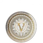 PIATTO PIANO 17 CM VIRTUS GALA WHITE VERSACE