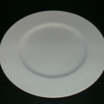 PIATTO SEGNAPOSTO 31 CM LUNA WHITE IN BONE CHINA Hutschenreuther