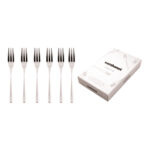 CONFEZIONE REGALO 6 FORCHETTE DOLCE TASTE INOX SAMBONET