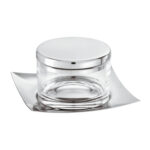 FORMAGGIERA CON COPERCHIO LINEA Q ACCIAIO INOX 18/10 SAMONET