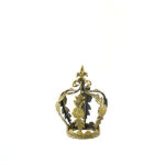 CORONA IN METALLO ORO SCURO 10 X 13 CM