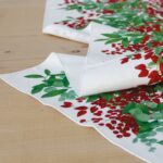 BACCHE - FIL ROUGE RUNNER 50 X 150 CM IN PURO COTONE