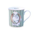 MUG ALPHABET LET. O 9 CM IN PORCELLA BONE CHINA YVONNE ELLEN