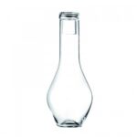 BOTTIGLIA IN VETRO CHIARO DI LUNA TRASPARENTE ZAFFERANO