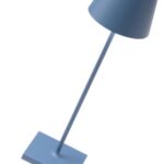 LAMPADA DA TAVOLO POLDINA PRO BLU AVIO ZAFFERANO