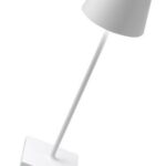 LAMPADA DA TAVOLO POLDINA PRO BIANCO ZAFFERANO