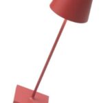 LAMPADA DA TAVOLO POLDINA PRO ROSSO ZAFFERANO