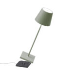 LAMPADA DA TAVOLO POLDINA PRO VERDE SALVIA ZAFFERANO