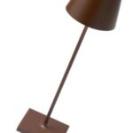 LAMPADA DA TAVOLO POLDINA PRO CORTEN ZAFFERANO