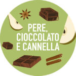 Panettone dello "Zio Don" con pere candite, perle di cioccolato fondente e cannella Kg. 1