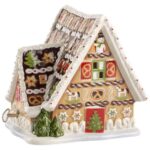 CHRISTMAS TOYS - CASETTA PANPEPATO C/LUME E CARILLON VILLEROY & BOCH
