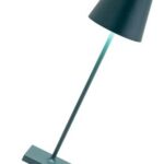 LAMPADA DA TAVOLO POLDINA PRO VERDE SCURO ZAFFERANO