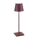 LAMPADA DA TAVOLO POLDINA PRO BORDEAUX ZAFFERANO