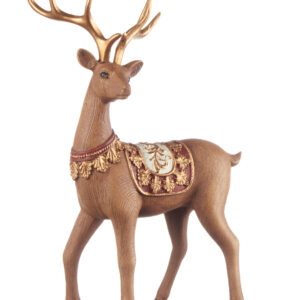 RENNA IN PIEDI 19X9X29H CM ORME NELLA NEVE L'OCANERA