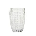 CONF. 6 TUMBLER PERLE BLACK & WHITE (5 TRASPARENTE + 1 NERO)  CL. 32 H. 109 MM D. 71 MM