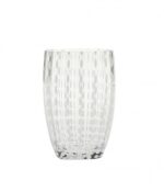 CONF. 6 TUMBLER PERLE BLACK & WHITE (5 TRASPARENTE + 1 NERO)  CL. 32 H. 109 MM D. 71 MM