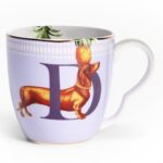 MUG ALPHABET D DOG IN PORCELLANA BONE CHINA YVONNE ELLEN