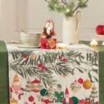 VISCHIO - RUNNER ANTIMACCHIA 155 X 50 CM L'OCANERA