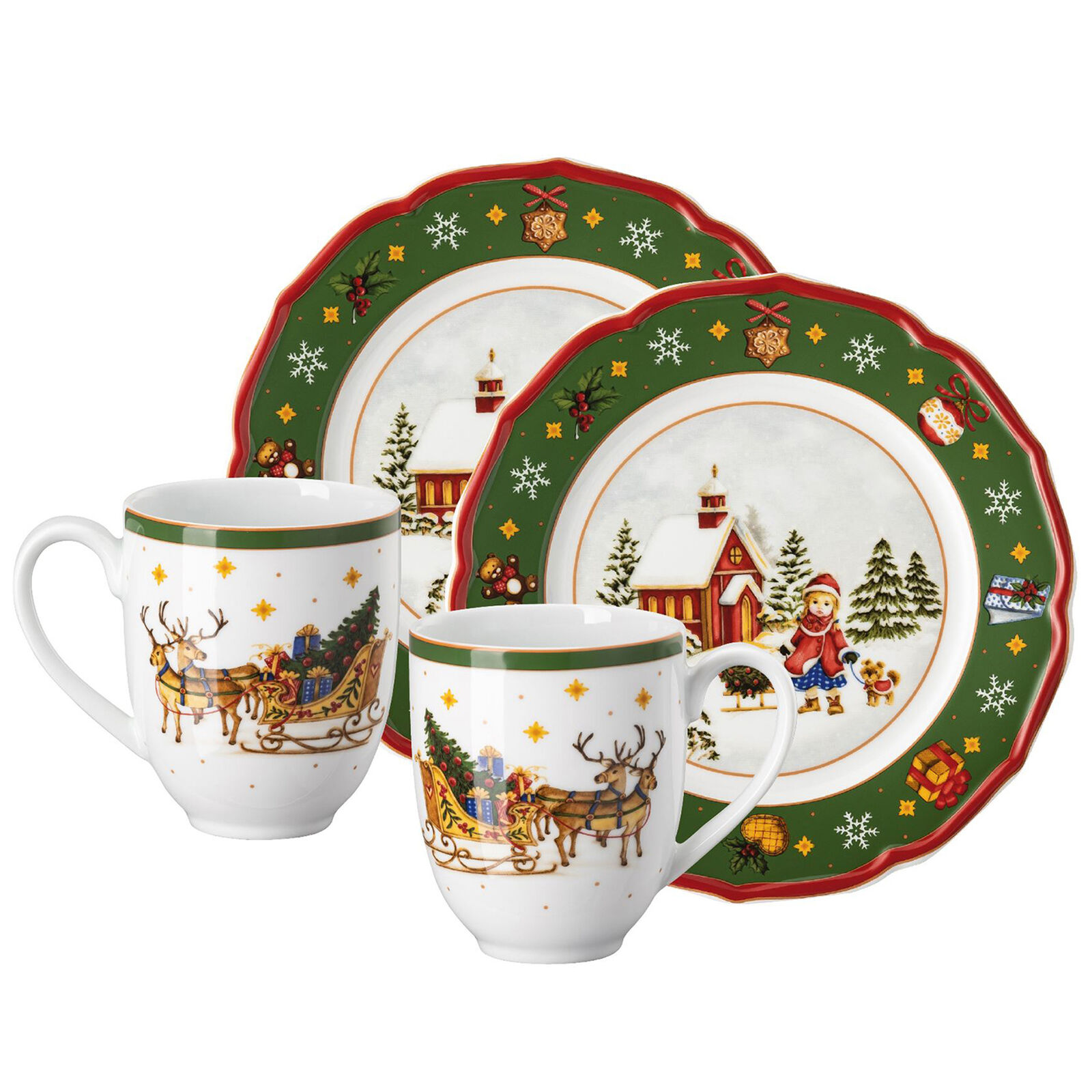 SET CONFEZIONE REGALO HAPPY WINTERTIME HUTSCHENREUTHER