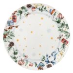 PIATTO 28 CM - VASSOIO BISCOTTI - CHRISTMAS CAROL ALLE JAHRE WIEDER HUTSCHENREUTHER