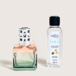 LAMPADA GLACON PECHE VERTE CON UNA PROFUMAZIONE DA 250 ML. MAISON BERGER PARIS