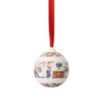 Sfera in Porcellana Natale 2026 Hutschenreuther con decoro Weihnachtskugel 2026