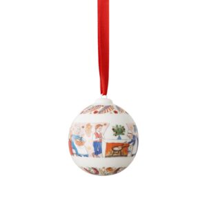 Sfera in Porcellana Natale 2026 Hutschenreuther con decoro Weihnachtskugel 2026